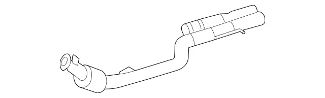 2214905720 - : Exhaust Line for Mercedes-Benz: CL65 AMG Image