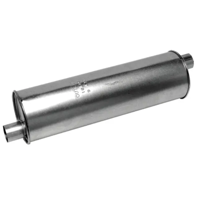 17837 - : SoundFX Universal Universal Exhaust Muffler 2.25" Inlet (ID) 2.25" Outlet (ID) for Walker Exhaust Image