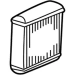 6F2Z19860SA - HVAC: Evaporator Core for FORD Image