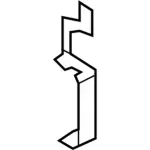 FT4Z8311B - : 2015-2018 Ford Edge - Air Deflector for Ford: Edge Image