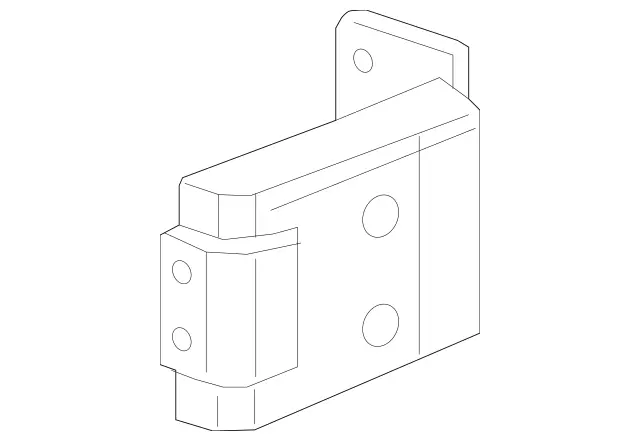 906740023764 - Body: Lower Hinge for Mercedes-Benz: Sprinter 2500, Sprinter 3500 Image image