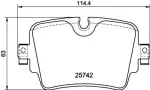 355021391 - : Disc Brake Pad Set for Hella Pagid Image