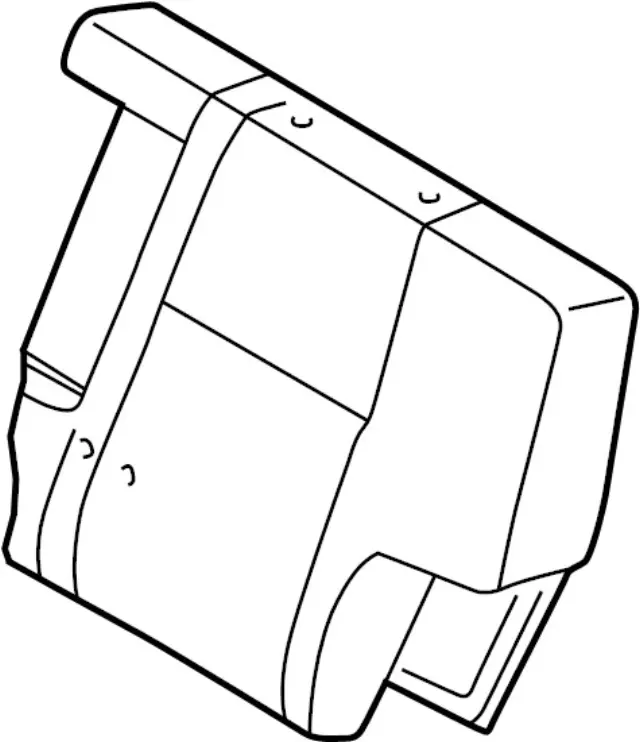 886701W305 - Body: Seat Back Cover for INFINITI: QX4 Image