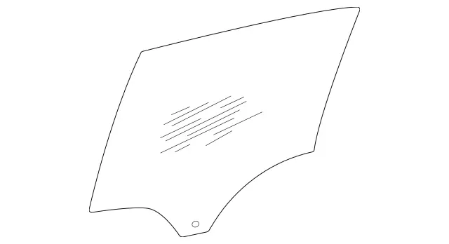 1677300700 - Rear Doors: Side Window Pane, Tinted for Mercedes-Benz: GLS450, GLS580, GLS63 AMG, Maybach GLS600 Image image