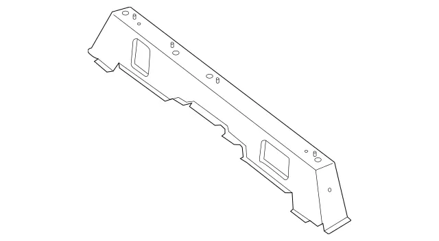 1666101300 - Substructure: Crossmember, Rear Seat for Mercedes-Benz: GL350, GL450, GL550, GL63 AMG, GLS350d, GLS450, GLS550, GLS63 AMG Image image