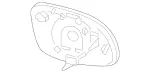 2098100121 - Front Doors: Mirror Glass for Mercedes-Benz Image