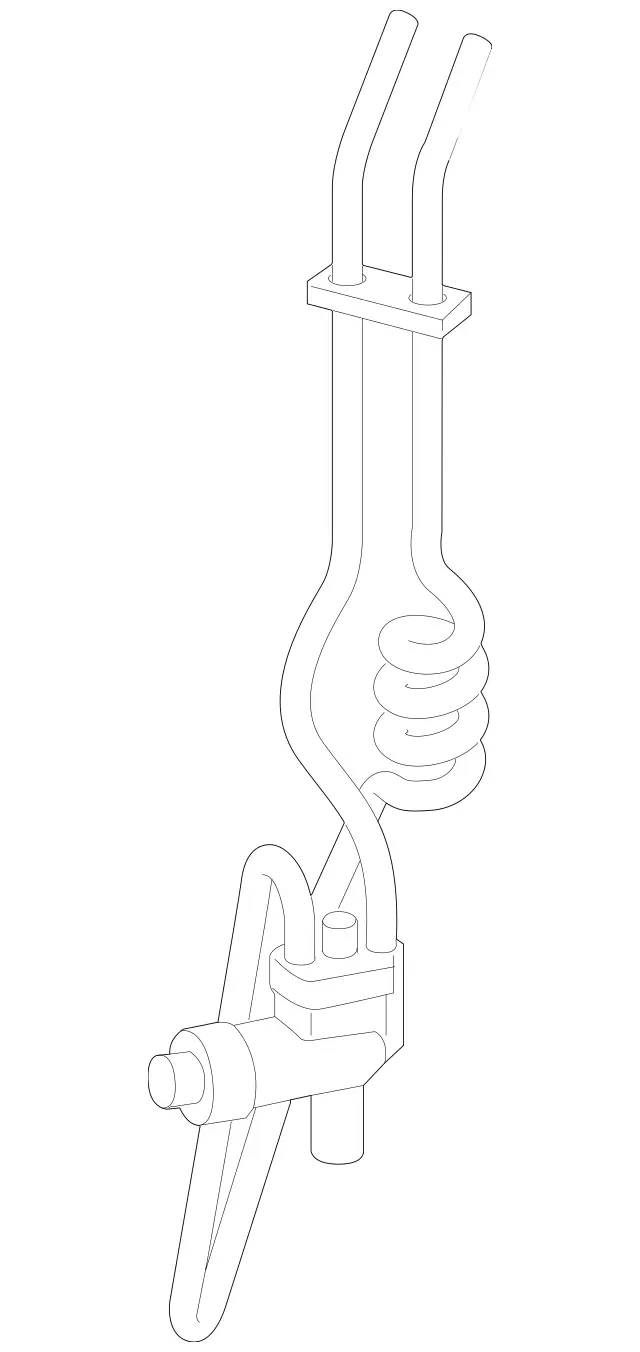222830006164 - Windshield Washer, Emergency Equipmt: Heat Exchanger for Mercedes-Benz: Maybach S550, Maybach S560, Maybach S600, Maybach S650, S450, S550, S550e, S560, S600, S63 AMG, S65 AMG Image image