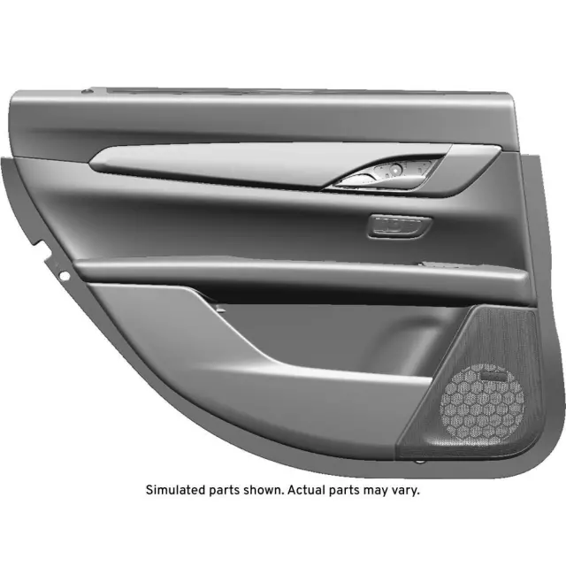 84164250 - : Jet Black Rear Driver Side Door Trim for GM Image
