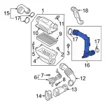 L1MZ9B659E - Engine: Air Inlet for Ford Image