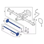 ML3Z4234D - Universals &amp; Rear Axle: Axle Shafts for Ford: F-150 Image