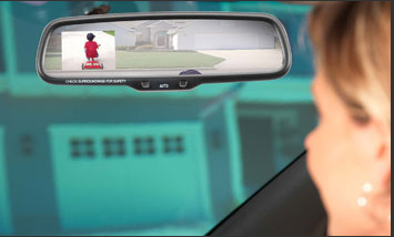 Rear View Camera - Cover - Rally Red - Mitsubishi (MZ607439EX)