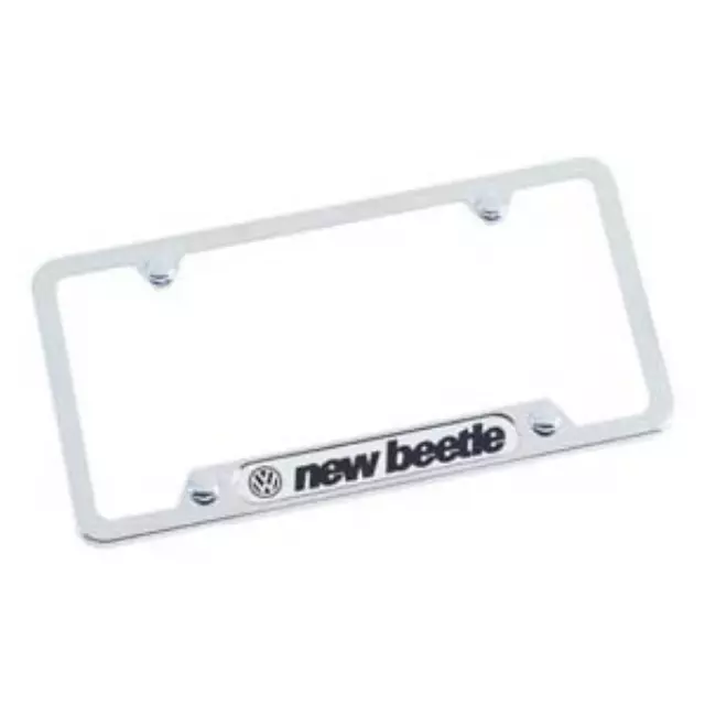 ZVW355004 - Exterior: Nb Stainless Steel License Plate Frame for Volkswagen: Beetle Image