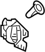 68122CR900 - : Cluster Visor Bracket for INFINITI: M45 Image