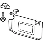 GD9Z5404104AC - : Sun-Visor for Lincoln: Continental Image