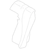 2209204247 - Rear Seat Bench: Outer Cover for Mercedes-Benz Image