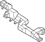 27860AR610 - Body: Vent Duct for Infiniti Image
