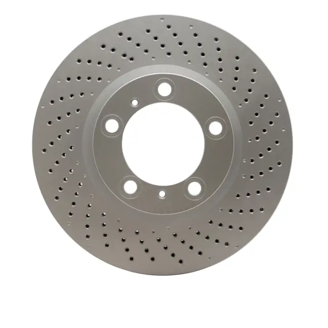 62402052D - Brakes &amp; Brake Parts: DFC GEOSPEC Coated Rotor - Drilled for DYNAMIC FRICTION Image