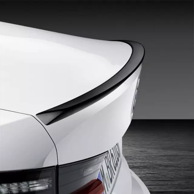 51192455880 - Exterior: M Performance Rear Spoiler Matte Black for BMW: 330e, 330i, 330i xDrive, M340i Image