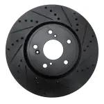 63359064R - : DFC Brake Rotor - Drilled and Slotted - Black for DYNAMIC FRICTION Image