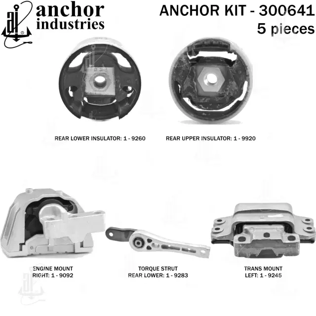300641 - Engines &amp; Components: Anchor Engine Mount Kit for Anchor Image