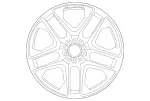 25340157007X23 - Suspension: Wheel, Alloy for Mercedes-Benz Image