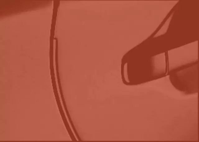 PT9365212004 - Exterior: Door Edge Guards, Habanero for Toyota: Prius C Image