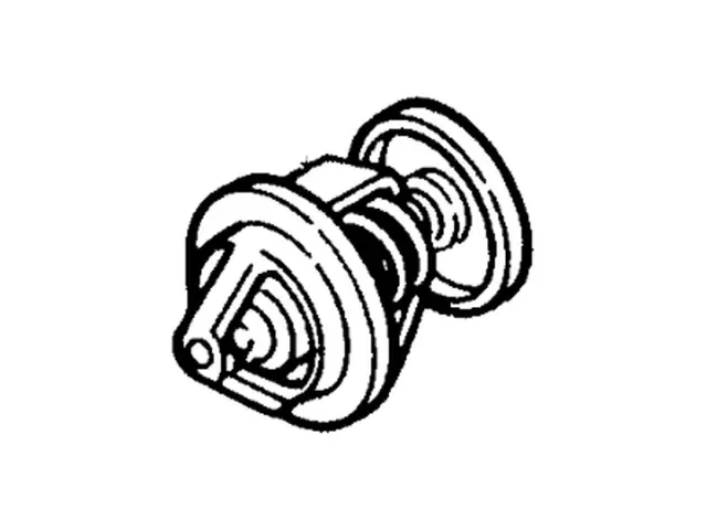 F1CZ8575C - Cooling System: Thermostat for Ford: Escort, Festiva, Probe | Mercury: Tracer Image