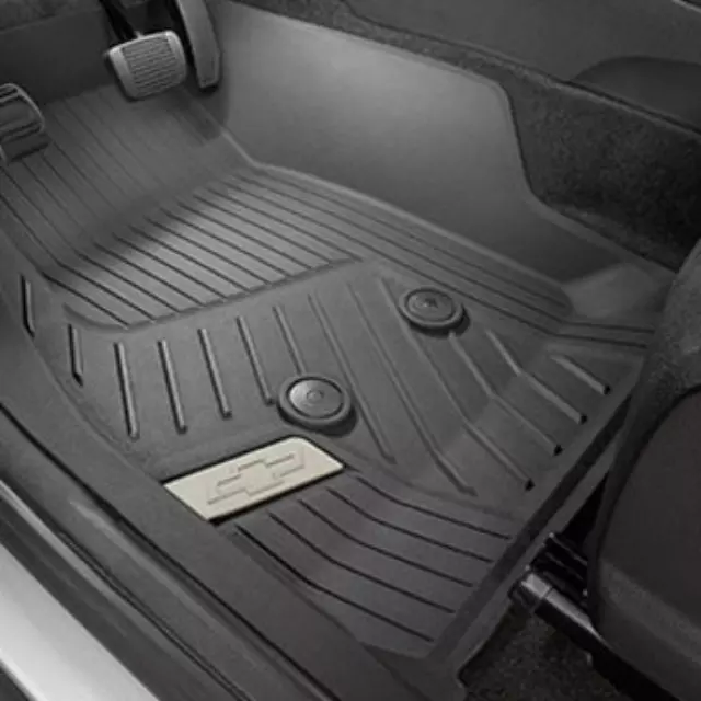 84708369 - : Floor Liners, All-Weather, Front, Bow-Tie Logo for Chevrolet: Colorado Image