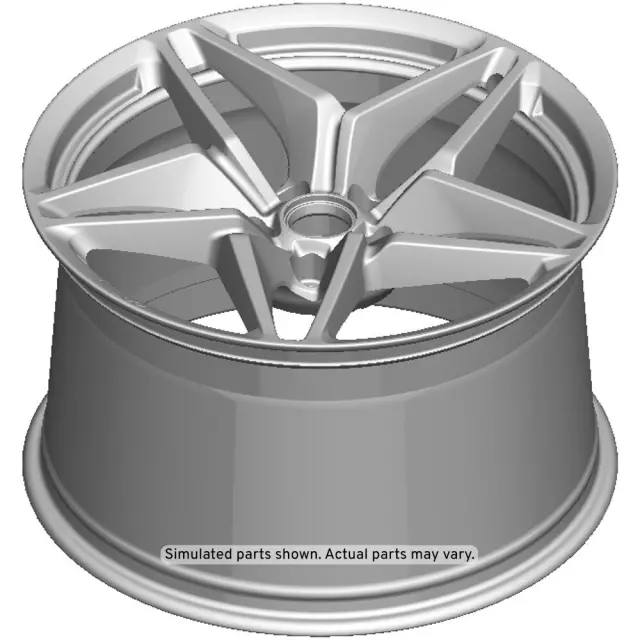 23249229 - : Part# 23249229 20x12-Inch Pearl Nickel Aluminum Wheel for Chevrolet: Corvette Image