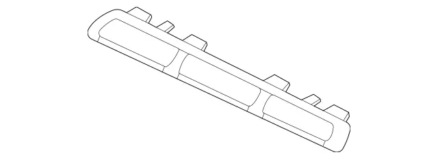 1678854703 - Attachment Parts: Trim Bar for Mercedes-Benz: GLE350, GLE450, GLE450e, GLE580 Image image