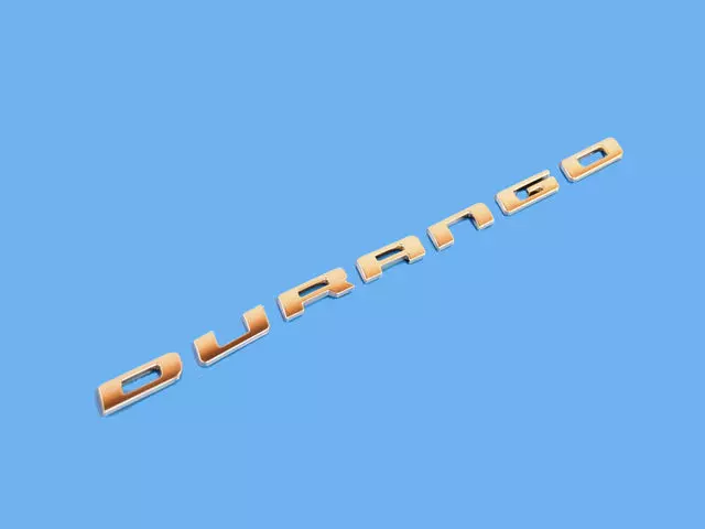 68298744AA - Exterior Ornamentation: Liftgate Nameplate for Dodge: Durango Image