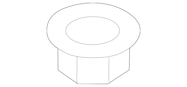 6691 - Trim and Lining: Nut for Mercedes-Benz: C250, C300, C350, C350e, C400, C450 AMG, C63 AMG, GLK250, GLK350 Image image