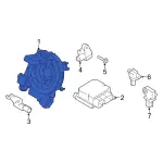 LV4Z14A664B - : Clock Spring for Ford: Bronco, Expedition, Mustang, Mustang Mach-E Image