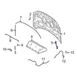 M1PZ16797A - : Hinge for Ford: Bronco Sport Image