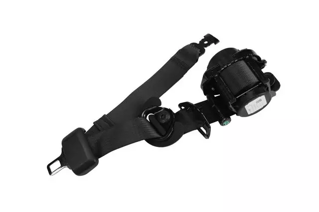 Black Driver Seat Belt with Retractor and Pre-Tensioner - GM (19259159)