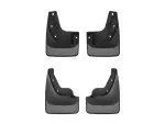 110198120198 - : Black MudFlap No-Drill DigitalFit® MudFlap Kit for WeatherTech Image