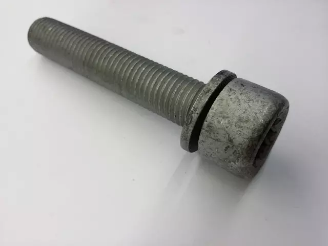 N91168901 - Brakes: Disc Brake Caliper Bracket Mounting Bolt for Volkswagen: Arteon, Atlas, Atlas Cross Sport, Beetle, CC, e-Golf, Eos, Golf, Golf Alltrack, Golf R, Golf SportWagen, GTI, Jetta, Passat, R32, Rabbit, Taos, Tiguan, Tiguan Limited Image