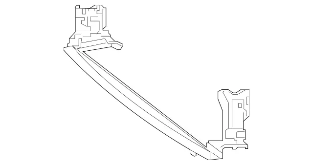 2135053200 - Radiator: Air Duct Segment for Mercedes-Benz: CLS53 AMG, E53 AMG Image image