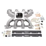 29086 - : Victor Jr. Small Block Chevy LS1 EFI Intake Manifold and Fuel Rail Kit for Edelbrock Image