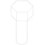 1002 - Attachment Parts: Bolt and Washer Assembly for Mercedes-Benz Image