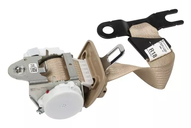 thumbnail image 2 of Genuine GM OEM Driver Side Seat Belt - Titanium Color, Left Hand Fit (Part #19260207) 2 of 3