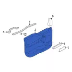 LC3Z2823942AB - : Door Trim Panel for Ford: F-450 Super Duty Image