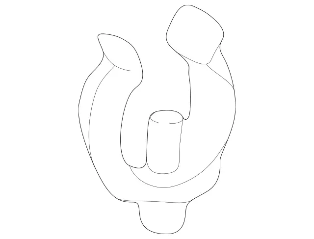 126501002064 - Heating and Ventilation: Holder for Mercedes-Benz: 190, 190D, 190E, 260E, 280E, 300CE, 300E, 300SE, 300SEL, 300SL, 300TE, 380SE, 380SEC, 380SEL, 400SE, 400SEL, 500SEC, 500SEL, 500SL, 560SEC, 560SEL, 600SEL, 600SL, E420, E430, G55 AMG, G550, G63 AMG, ML320, ML350, ML450, ML500, ML550, ML63 AMG, S420, SL320, SLK230, SLK320 Image image