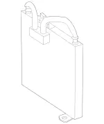 5000500 - Steering: Oil Cooler for Mercedes-Benz Image