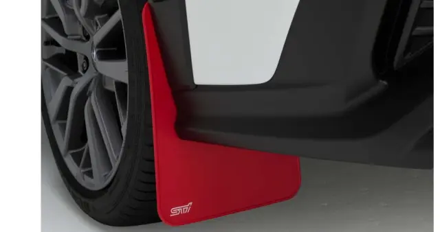 J101SVC300 - Exterior: Sti Mud Flaps - Cherry Red for Subaru: WRX Image