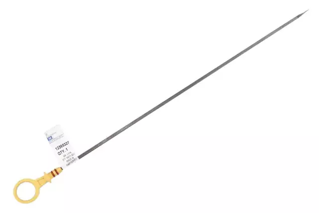 12595327 - : Engine Oil Dipstick for Buick: Enclave, LaCrosse, Rendezvous | Cadillac: CTS, SRX, STS | Chevrolet: Malibu, Traverse | GMC: Acadia | Pontiac: G6 | Saturn: Aura, Outlook Image