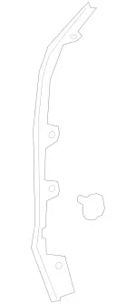 2577301101 - Rear Doors: Seal, Rear Door for Mercedes-Benz Image