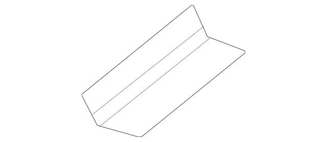 1676391000 - Side Panels: Connecting Sheet for Mercedes-Benz: GLS450, GLS580, GLS63 AMG, Maybach GLS600 Image image