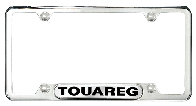 License Plate Frame - Touareg - Polished - Volkswagen (ZVW-355-016)