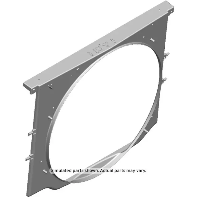 23466941 - : Engine Cooling Fan Upper Shroud for Chevrolet: Silverado 2500 HD, Silverado 3500 HD | GMC: Sierra 2500 HD, Sierra 3500 HD Image